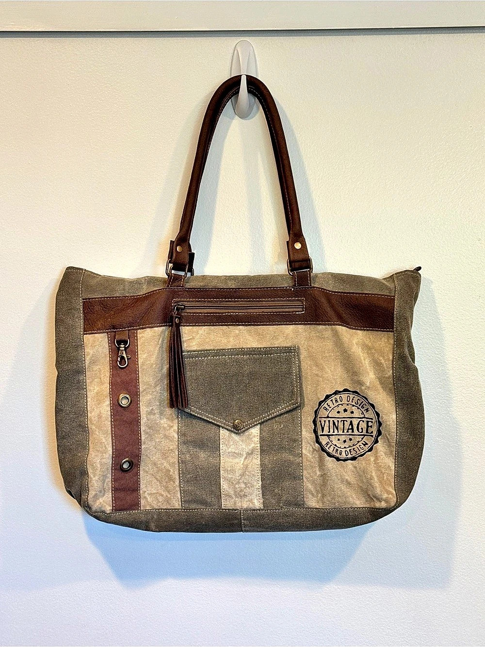 Myra Bag Canvas Tote Bag NWOT